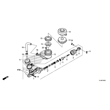 FRONT BRAKE MASTER       CYLINDER