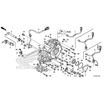 REAR CRANKCASE COVER