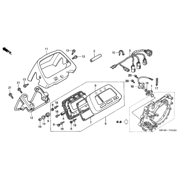 METER (TRX350TM/FM) (OPTIONAL)