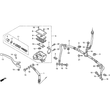 FRONT BRAKE MASTER CYLINDER