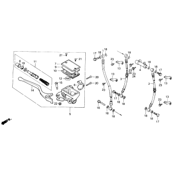 FRONT BRAKE MASTER CYLINDER
