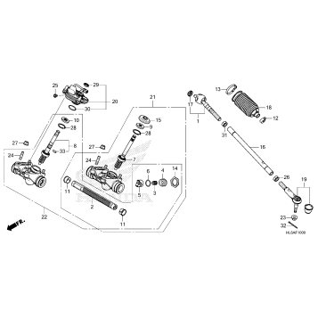 STEERING GEAR BOX@TIE ROD