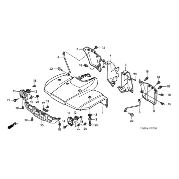 FRONT FENDER ('02-'04)