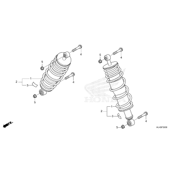 REAR SHOCK ABSORBER (1)