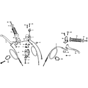 ATC185/SCONTROL LEVERS + CABLES + SWITCHES 80-81