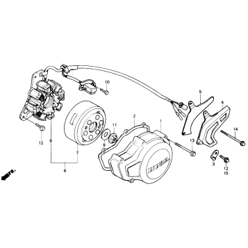 LEFT CRANKCASE COVER