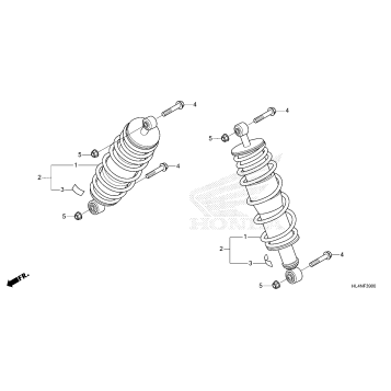REAR SHOCK ABSORBER (1)