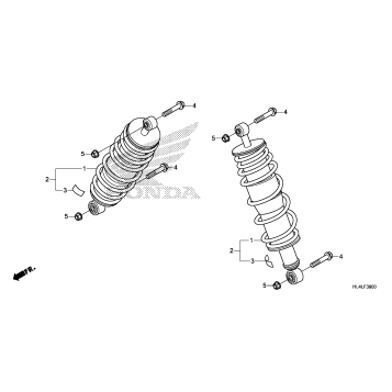 REAR SHOCK ABSORBER (1)