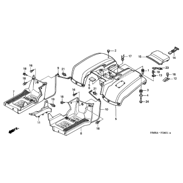 REAR FENDER (TE '02-'04)