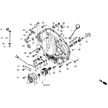 RIGHT CRANKCASE COVER