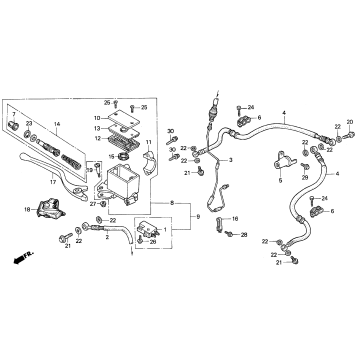 FRONT BRAKE MASTER CYLINDER