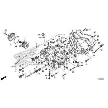 FRONT CRANKCASE COVER    (1)