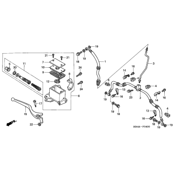FRONT BRAKE MASTER CYLINDER