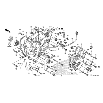 REAR CRANKCASE COVER