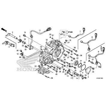 REAR CRANKCASE COVER