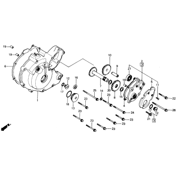 LEFT CRANKCASE COVER