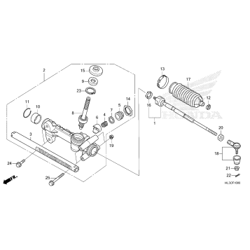STEERING GEAR BOX@TIE ROD