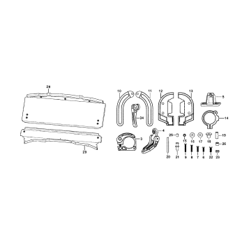 2-PIECE POLY WINDSHIELD  (HARD COAT)