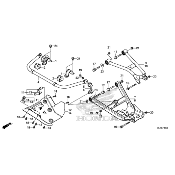 REAR ARM@REAR STABILIZER