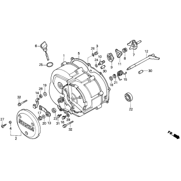 RIGHT CRANKCASE COVER