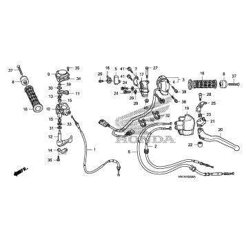 HANDLE LEVER + SWITCH + CABLE (1)