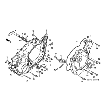 REAR CRANKCASE COVER