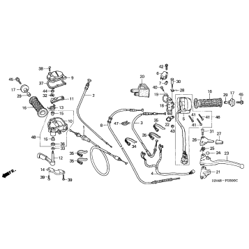 HANDLE LEVERS + SWITCHES + CABLES