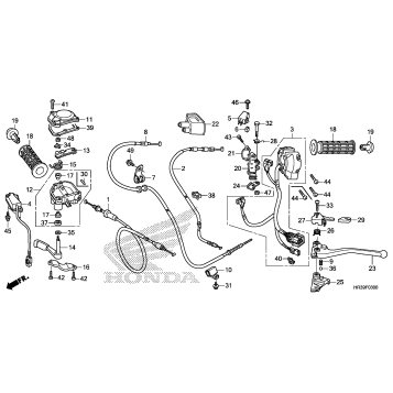 SWITCH@CABLE@HANDLE LEVER