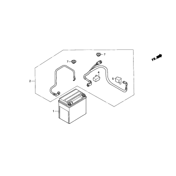 BATTERY (20A) FOR STARTING IN COLD WEATHER
