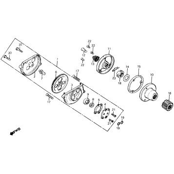 OIL PUMP + OIL FILTER