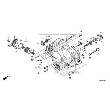 FRONT CRANKCASE COVER