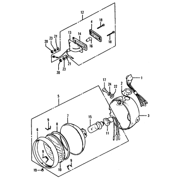 HEADLIGHT + TAILLIGHT