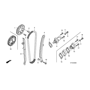 CAM CHAIN + TENSIONER