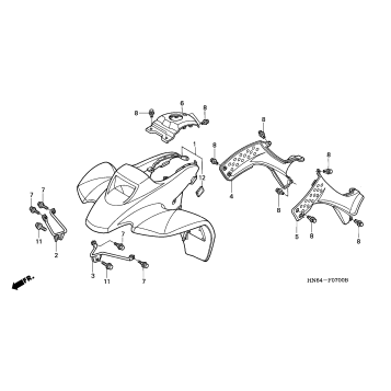 FRONT FENDER ('01-'05)