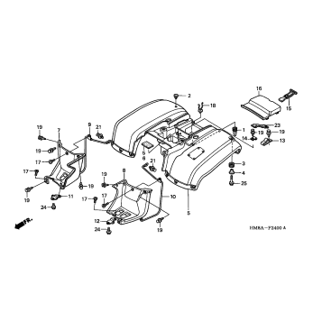 REAR FENDER (TM '02-'04)