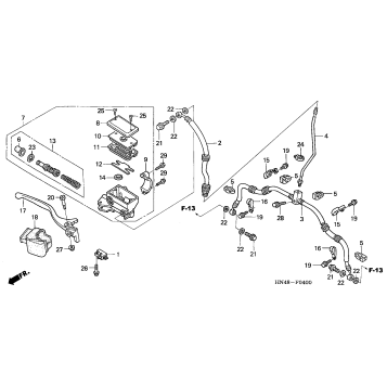 FRONT BRAKE MASTER CYLINDER