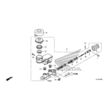FRONT BRAKE MASTER CYLINDER