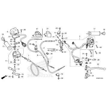 HANDLE LEVER@SWITCH@CABLE