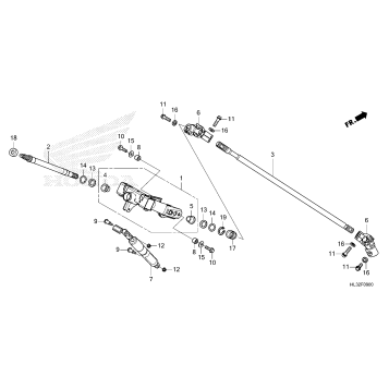 STEERING SHAFT@STEERING  COLUMN (1)