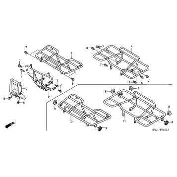 CARRIER (TRX500FA'01-'04/FGA'04)