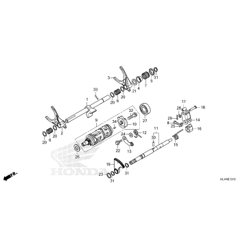 GEARSHIFT FORK (SUB      TRANSMISSION)