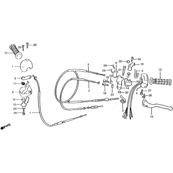 CONTROL LEVERS + CABLES + SWITCHES 82
