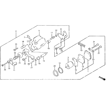 REAR BRAKE CALIPER 82