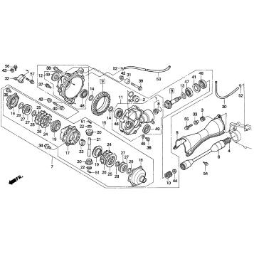 300 FW FRONT FINAL GEAR