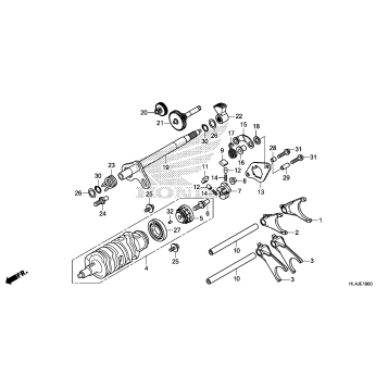 GEARSHIFT FORK           (TRANSMISSION)