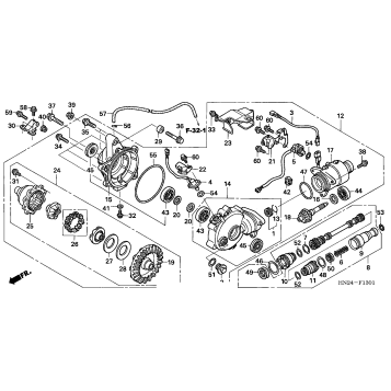 FRONT FINAL GEAR (TRX500FA/FGA'05)