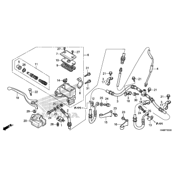 FRONT BRAKE MASTER CYLINDER