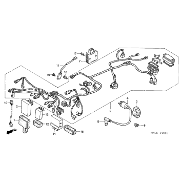 WIRE HARNESS (TRX450FM)