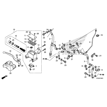 FRONT BRAKE MASTER       CYLINDER
