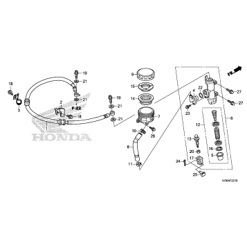 REAR BRAKE MASTER        CYLINDER